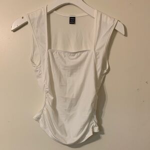 H&M Cream Sleeveless Bodysuit